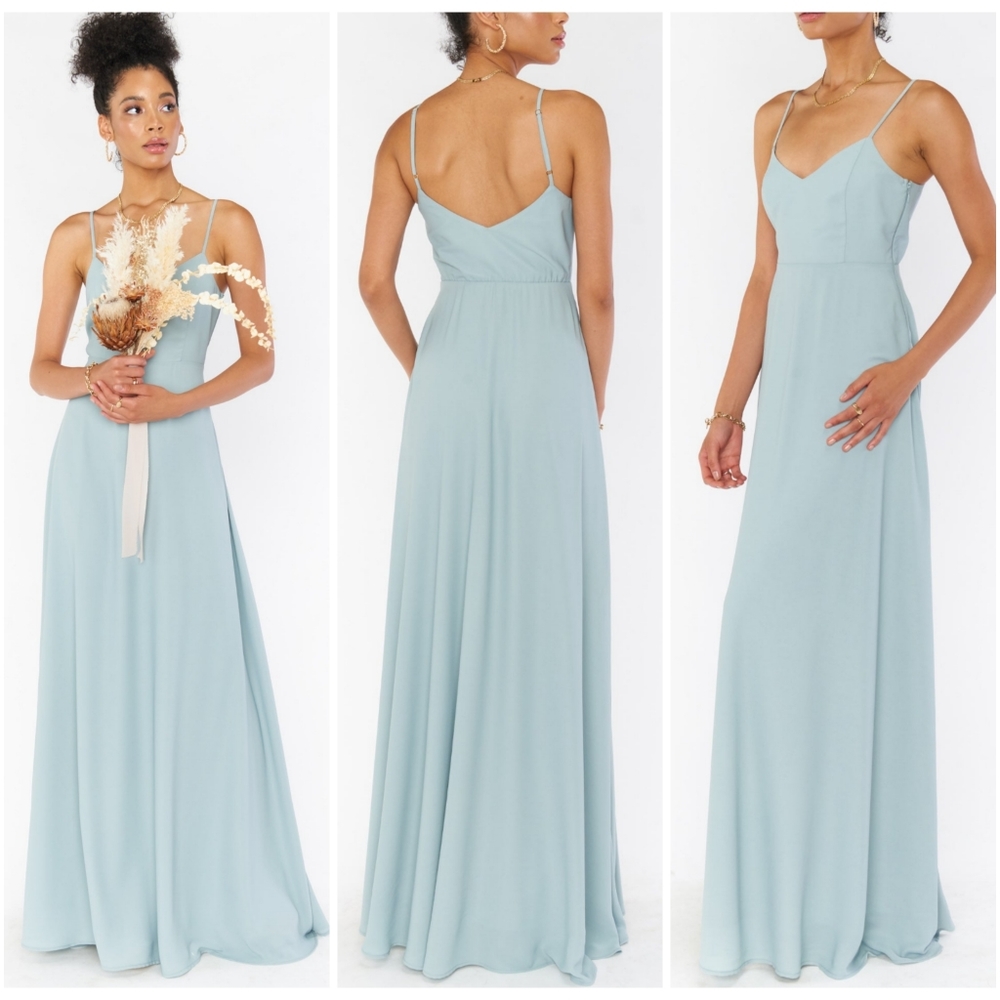 Show Me Your MuMu Light Blue Maxi Dress